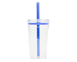 VASO DE PLÁSTICO DE 450 ML. CONGA A3172 AZUL