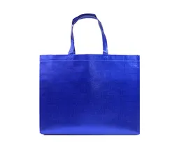 BOLSA DE NONWOVEN METALIZADO GLEAM L A3187 AZUL