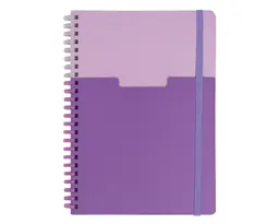 LIBRETA A5 DE ESPIRAL SUAVE LEGO A3216 MORADA