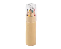 6 LÁPICES DE COLORES CON ESTUCHE COLOREANDO A3226 BEIGE