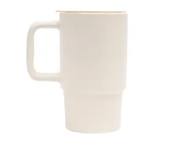 TARRO DE SUBLIMACIÓN 15 OZ. CON TAPA MAGDALENA A3269 BLANCO