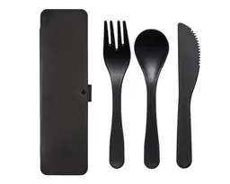 SET DE CUBIERTOS CONVITE A3270 NEGRO