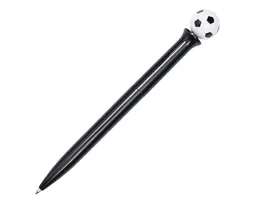 BOLÍGRAFO DE PLÁSTICO CON BALÓN DE SOCCER ROLANDO A3276 NEGRO