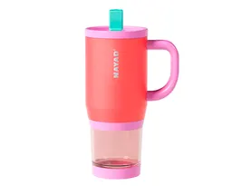 TERMO NAYAD DE ACERO INOX.DE 266 ml CON VASO INFERIOR, HYDROSTASH A3304 ROJO