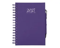 AGENDA DIARIA CON ARILLO 2027 GRANADA ADS2027 MORADO