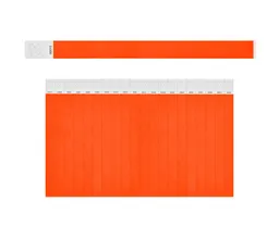 BRAZALETE TYVEK BI5709 (PLANILLA 20PZAS) NARANJA FOSFORESCENTES