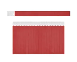 BRAZALETE TYVEK BI5709 (PLANILLA 20PZAS)ROJO