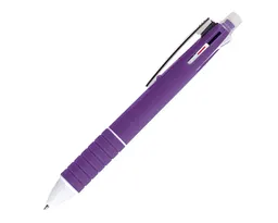BOLÍGRAFO DE PLÁSTICO MULTI TINTAS BAKÚ BLP4189 MORADO