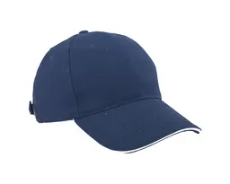 GORRA LISA SANDWICH GL6101 AZUL MARINO