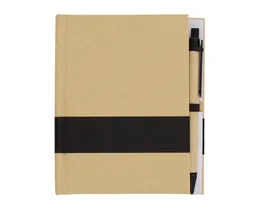 LIBRETA ECOLOGICA CON BOLÍGRAFO MOOD LIB3905 NEGRO
